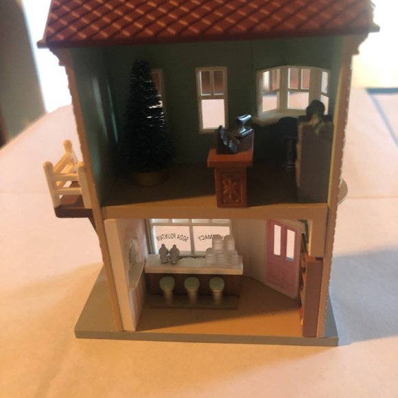 Hallmark 1994 Neighborhood Drugstore Nostalgic Houses Srs Christmas Ornament - Picture 3 of 5